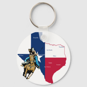 Texas Cowgirl Schlüsselanhänger