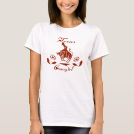 TEXAS-COWGIRL-SPAGHETTI-SPITZE T-Shirt