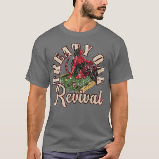 Texas Cpuntry Rock Contract Oak Revival Logo T-Shirt