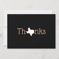 Texas Danke Blank Grußkarten Set