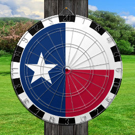 Texas Dartboard USA & Texas Flag / Spielbrett Dartscheibe