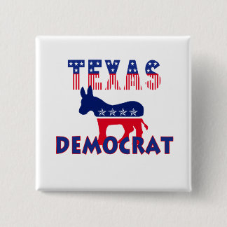 Texas Demokrat Button