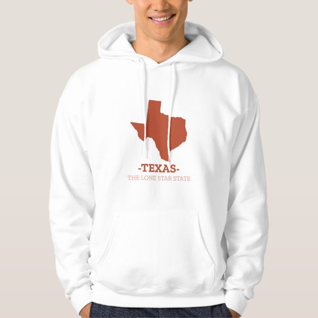 Texas - Der einstündige Staat Hoodie (Vorderseite)