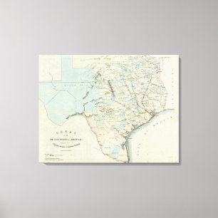 Texas des USA Leinwanddruck