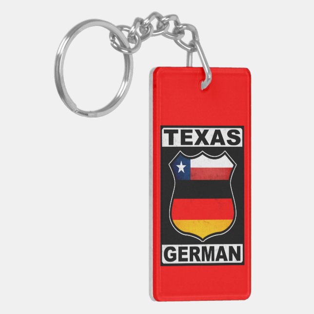Texas Deutscher Schlüsselanhänger (Vorderseite links)