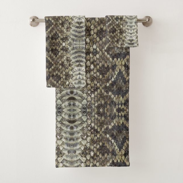 Texas Diamond Back Rattler Badhandtuch Set (Insitu)