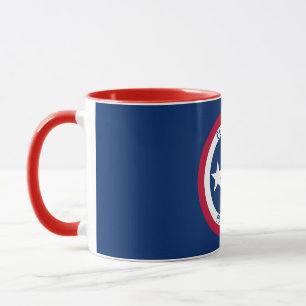 Texas die einziger Stern-personalisierte Flagge Tasse