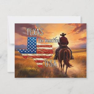 TEXAS die schönen USA Postkarte