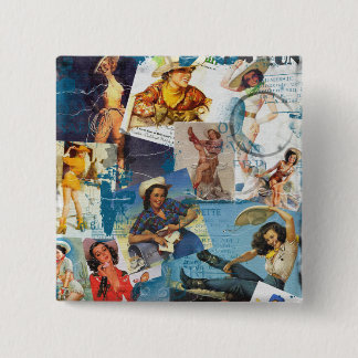Texas Eclectic " Cowgirl-Kollektion Nr. 2 Button