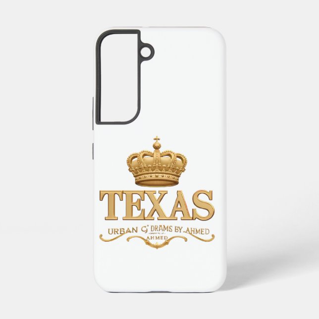 Texas Embroidery Samsung Case - Städtische Träume  Galaxy Hülle (Rückseite)
