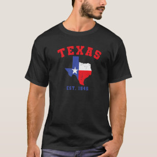 Texas Est 1845 Texas Pride Zuhause Staat Texan 1 T-Shirt