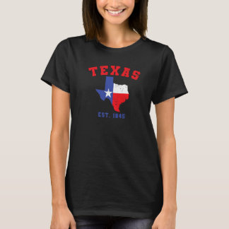 Texas Est 1845 Texas Pride Zuhause Staat Texan 1 T-Shirt