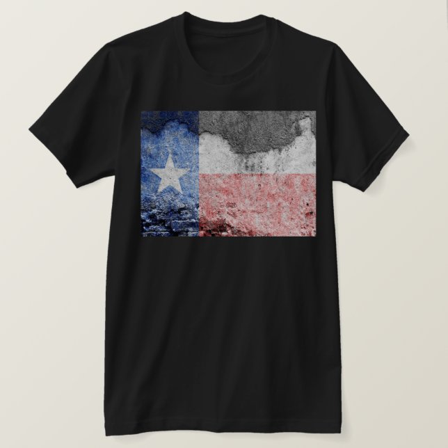 Texas-Fahne T-Shirt (Design vorne)