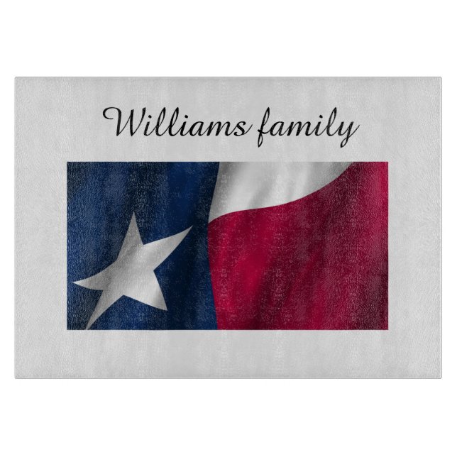 Texas Family Cutting Board Schneidebrett (Vorderseite)