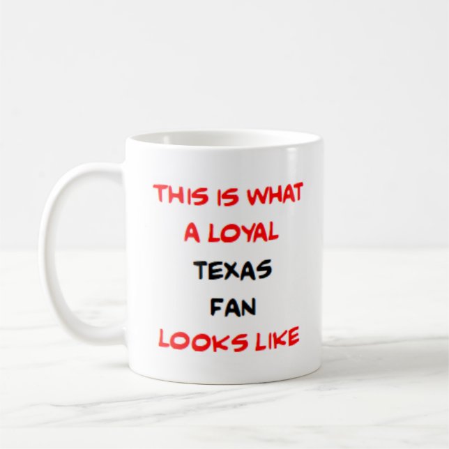 texas fan, loyal kaffeetasse (Links)