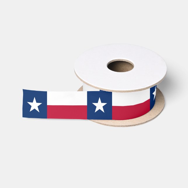 Texas Flag Band, USA, Texas Mode / sport Satinband (Spule)