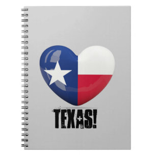 Texas Flag Cutout Notizblock