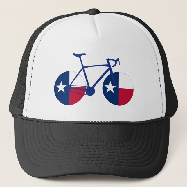 Texas Flag Cycling Truckerkappe (Vorderseite)