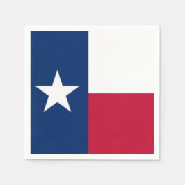 Texas Flag Dinner Napkins Serviette