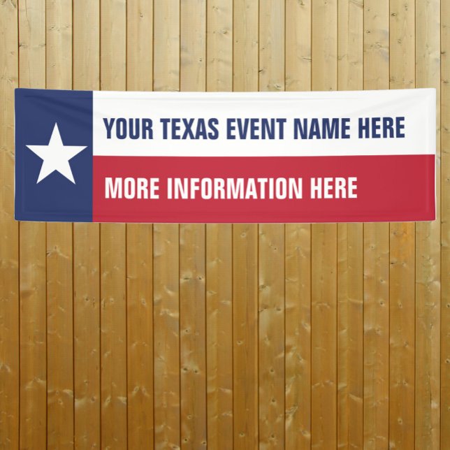 Texas-Flag-Event-Banner mit Ihren Informationen Banner (Von Creator hochgeladen)