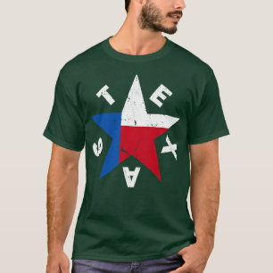 Texas Flag Frauen Männer Vintag Stolz Texas T-Shirt