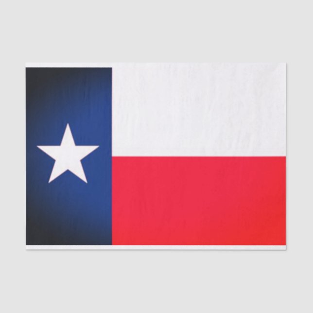Texas Flag Geschenk Wrap Thema Seidenpapier (Vorderseite)