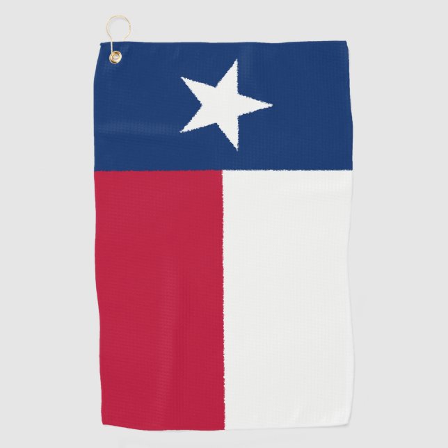 Texas Flag Golf Handtuch (Vorderseite)