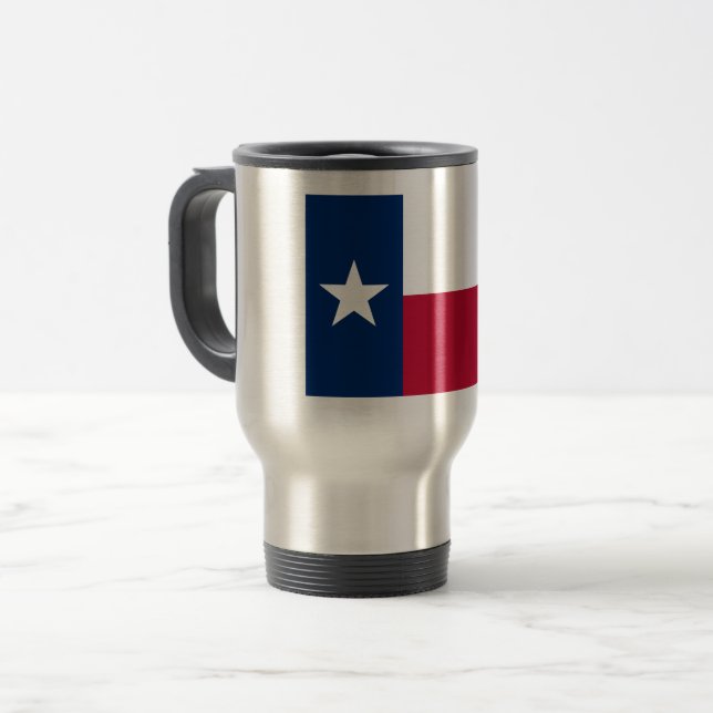 Texas Flag: Langorne, der texanische einstündige S Reisebecher (Vorderseite Links)
