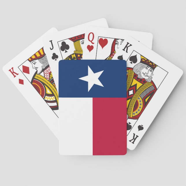 Texas Flag: Langorne, der texanische einstündige S Spielkarten (Rückseite)