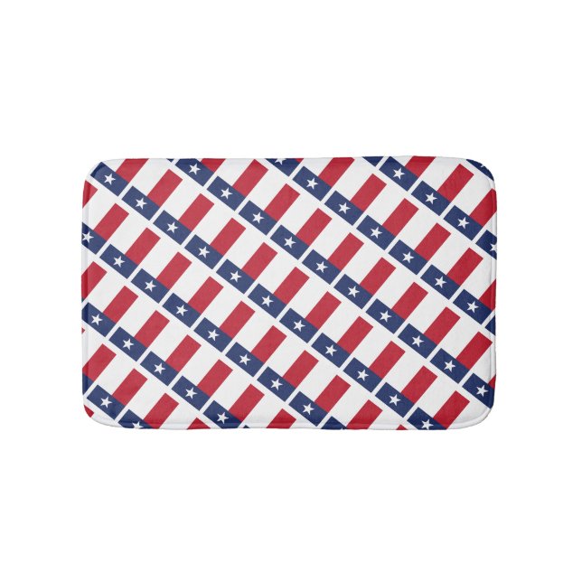 TEXAS FLAG Lone Star Staat Decorative Badematte (Vorderseite)