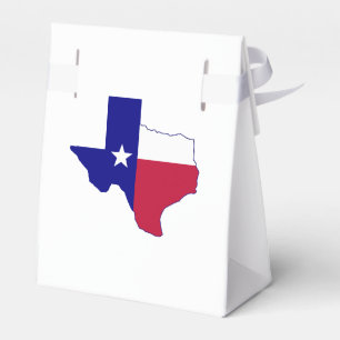 Texas Flag Map Geschenkschachtel