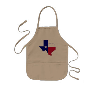 Texas Flag Map Kinderschürze