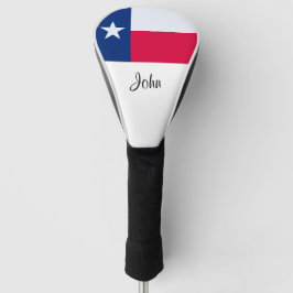 Texas Flag Monogram Golf Head Cover Golf Headcover