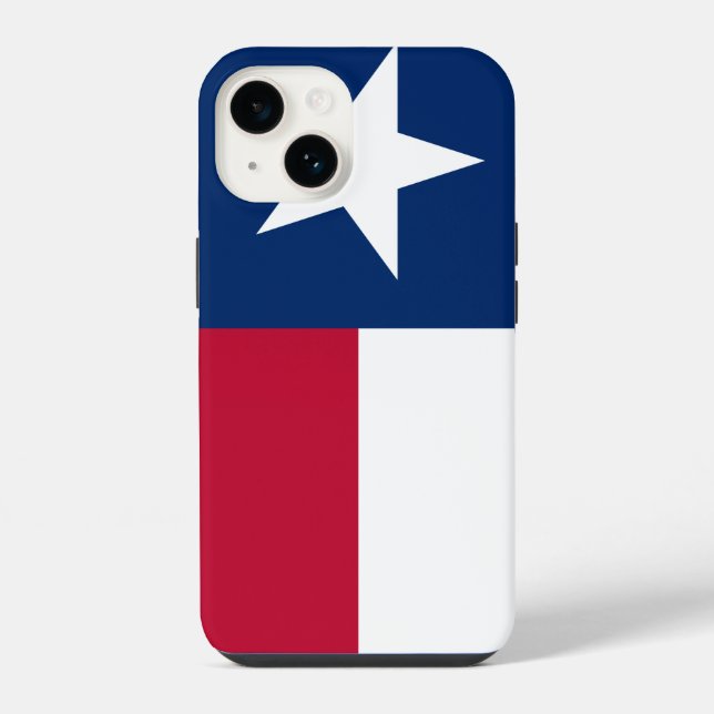 texas-Flag OtterBox iPhone Gehäuse 14 Hülle (Rückseite)