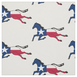 Texas Flag Pferd Running Stoff