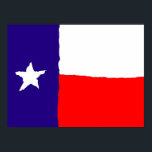 Texas Flag Pop Art Poster - American Staaten Print<br><div class="desc">USA Staaten Flags Digital Artworks - American Staatssymbole & Emblems - Flaggen von USA</div>