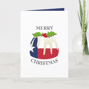 TEXAS FLAG Pudding Weihnachten