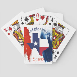 Texas Flag Spielkarten
