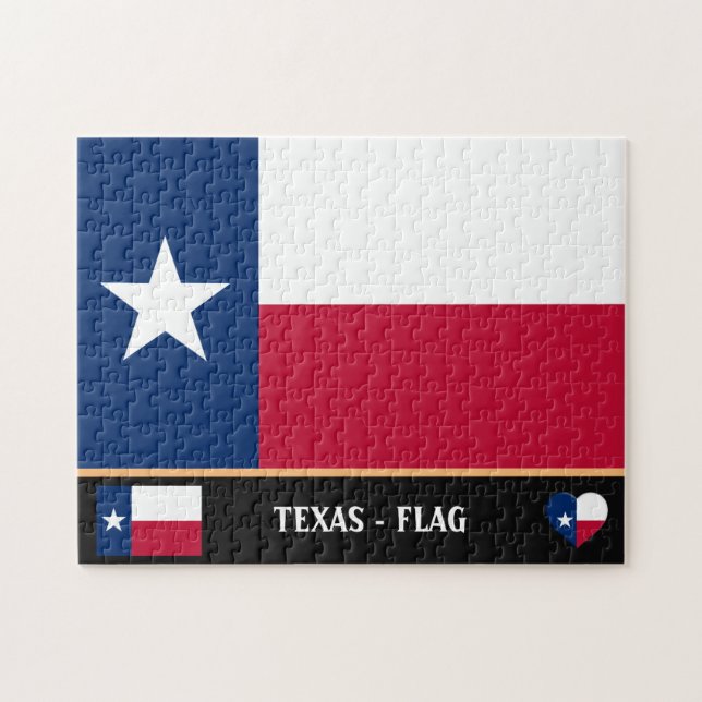 Texas Flag & Texas Staat USA/Amerika (Horizontal)