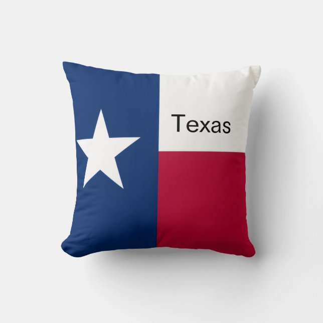 Texas flag throw Pillow Kissen (Vorderseite)