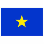 Texas, Flag von Texas (1836-1839) Statuette Freistehende Fotoskulptur<br><div class="desc">Texas,  Flagge von Texas (1836-1839)</div>