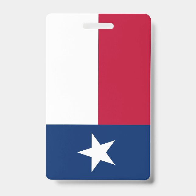 Texas-Flagge Ausweis (Vorderseite)