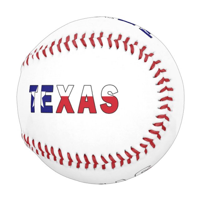 Texas-Flagge Baseball (Rückseite Links)