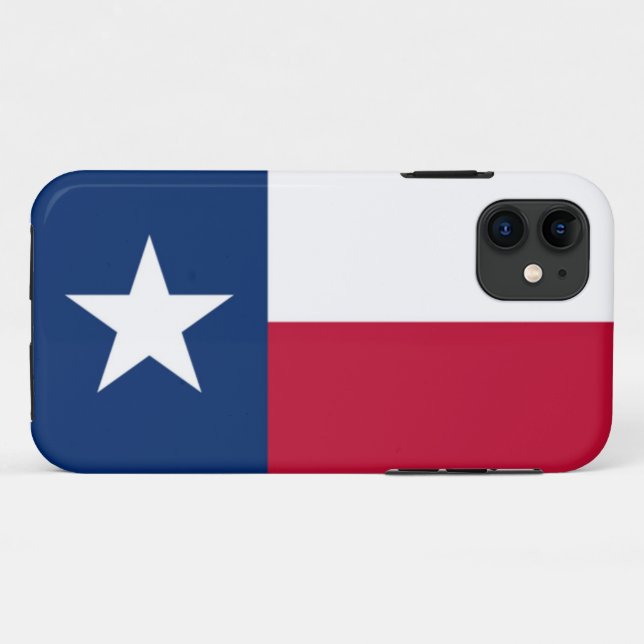 Texas-Flagge Case-Mate iPhone Hülle (Rückseite (Horizontal))