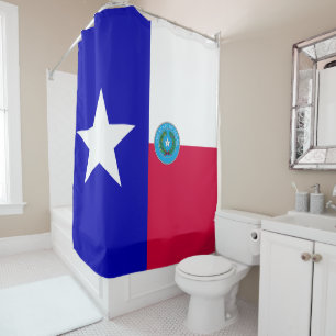 Texas-Flagge Duschvorhang