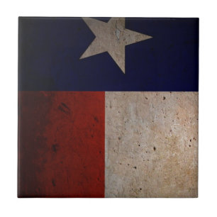 Texas-Flagge Fliese