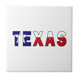 Texas-Flagge Fliese