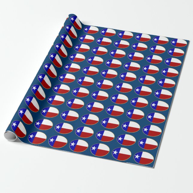 Texas-Flagge Geschenkpapier (Ungerollt)