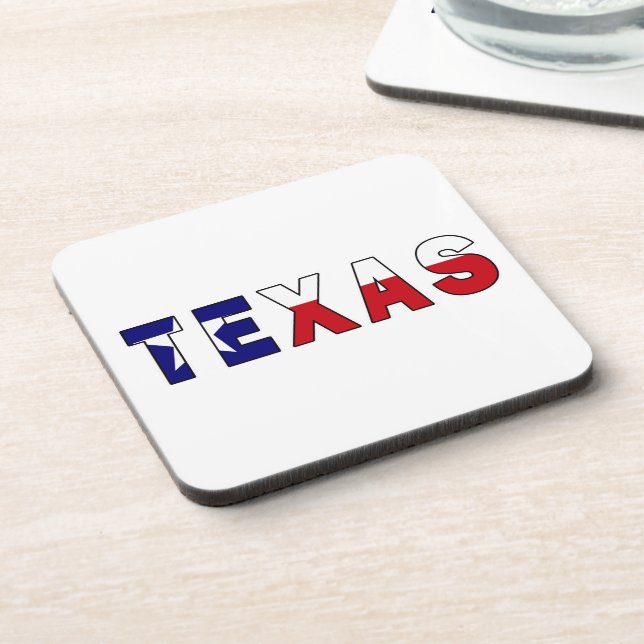 Texas-Flagge Getränkeuntersetzer (Linke Seite)
