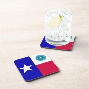 Texas-Flagge Getränkeuntersetzer